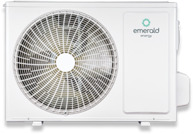 Emerald Air Con Split System outdoor unit with shadow