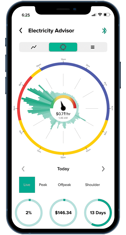 Emerald Electricity Advisor Emerald App phone transparent
