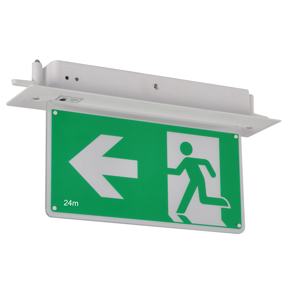 Emerald emergency lighting Firebird exit light