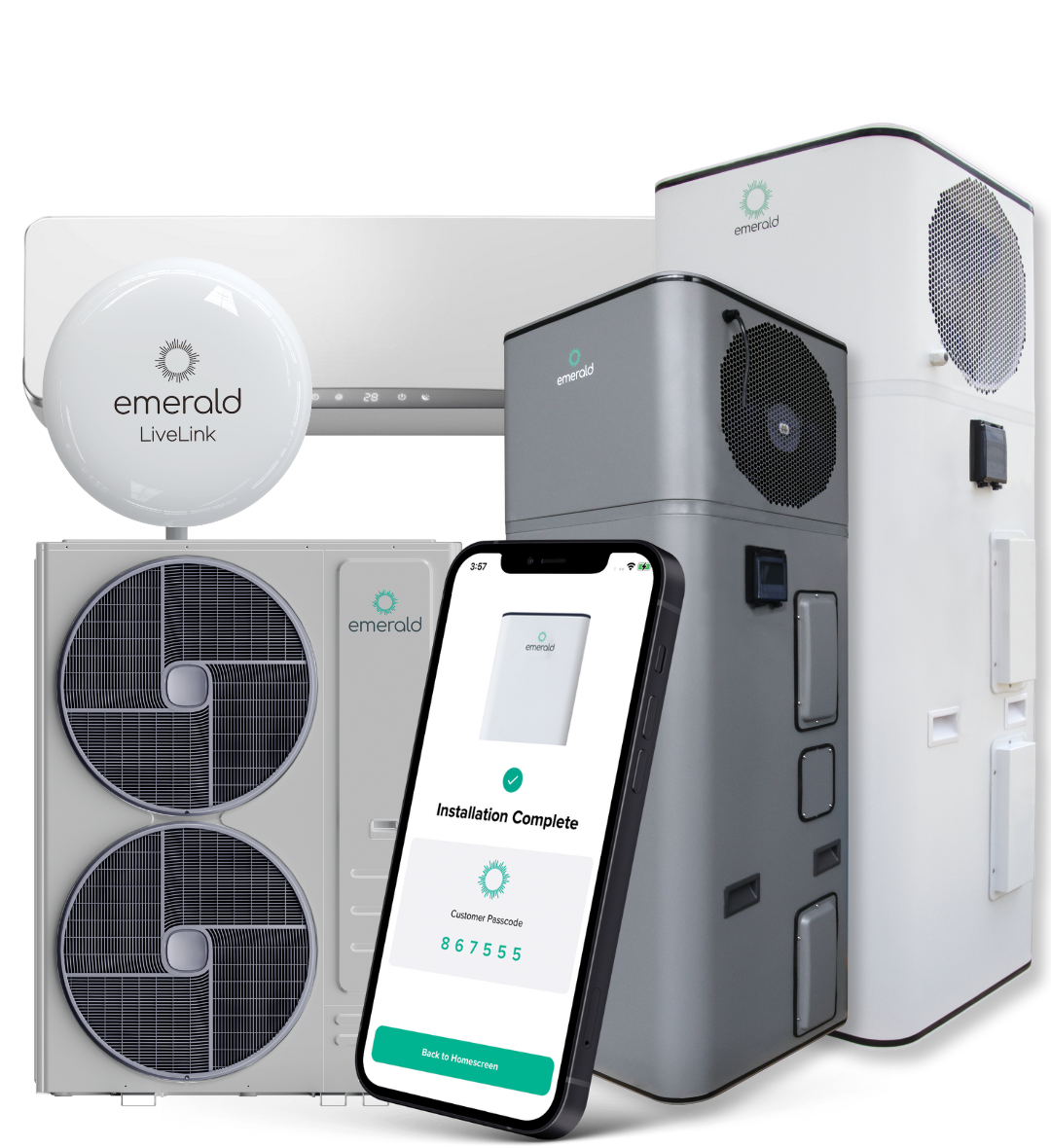 Emerald product range for business