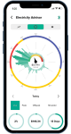 Emerald Electricity Advisor Emerald App phone transparent